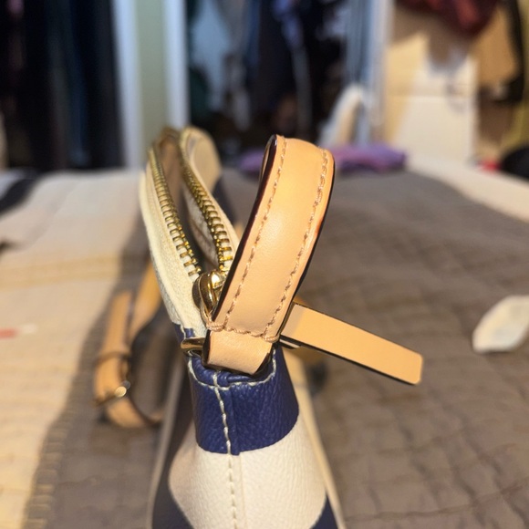 Kate Spade Navy and White Striped Crossbody Bag - Picture 11 of 15